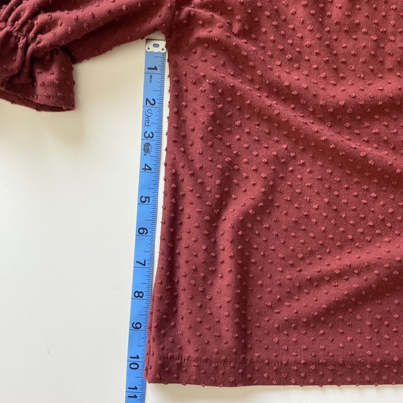 Madewell Texture & Thread Ruffled Mockneck Top - Picture 9 of 10